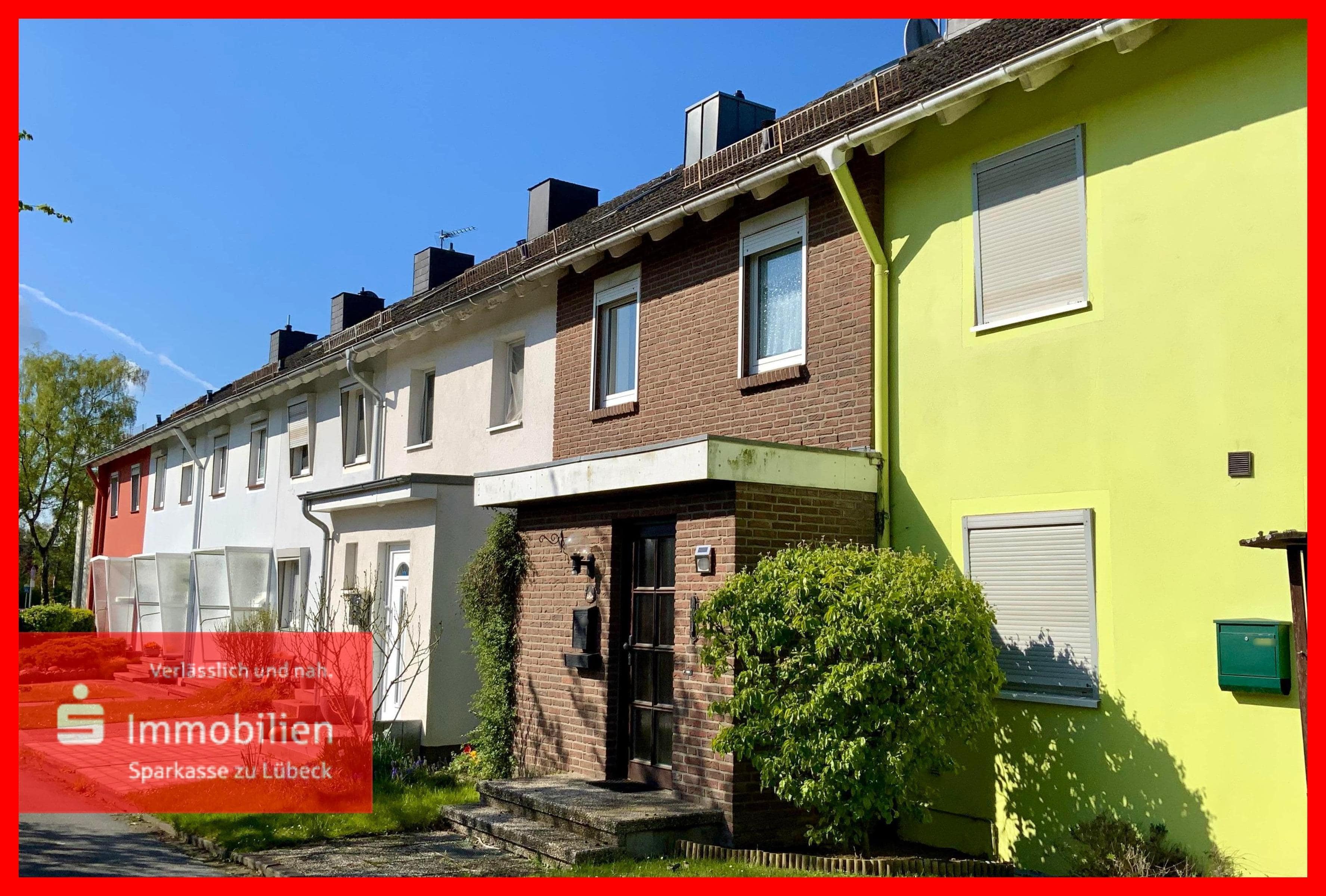 Reihenmittelhaus zum Kauf 215.000 € 3,5 Zimmer 73 m²<br/>Wohnfläche 235 m²<br/>Grundstück ab sofort<br/>Verfügbarkeit Alt-Kücknitz / Dummersdorf / Roter Hahn Lübeck 23569