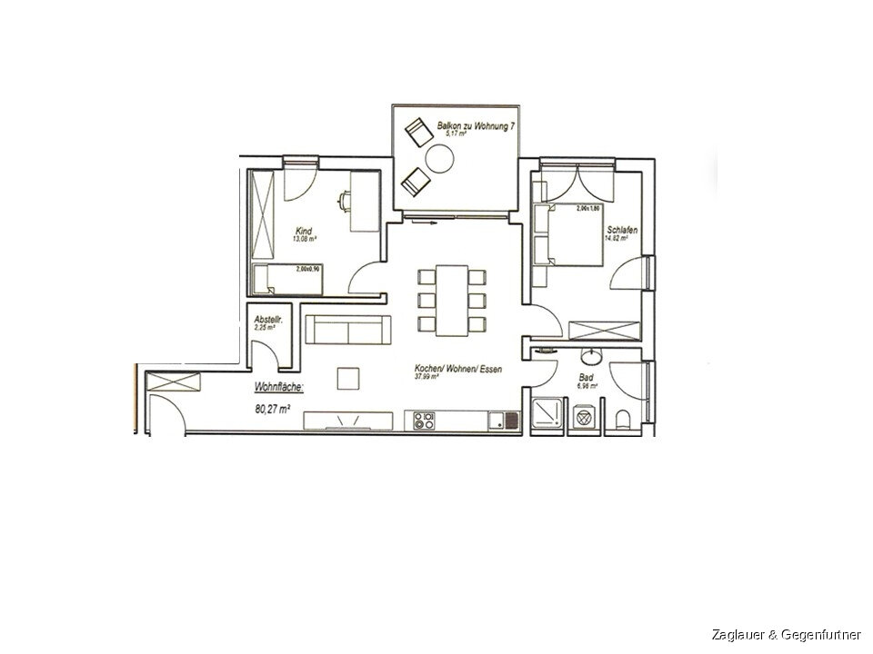 Wohnung zur Miete 700 € 3 Zimmer 80,2 m²<br/>Wohnfläche ab sofort<br/>Verfügbarkeit Kirchberg Kirchberg im Wald 94259