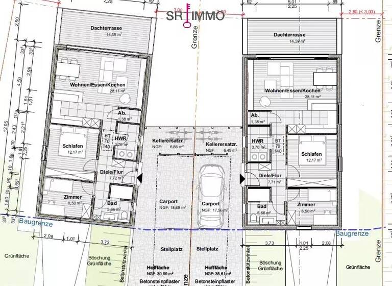 Studio zum Kauf provisionsfrei 298.200 € 3 Zimmer 71 m² Dauwelshausen 54673