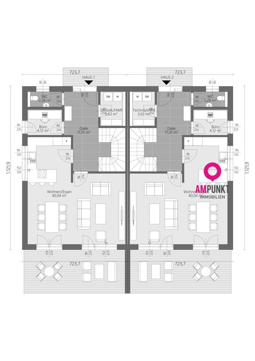 Doppelhaushälfte zum Kauf 745.000 € 5 Zimmer 132 m²<br/>Wohnfläche 581 m²<br/>Grundstück Hallwang 5300