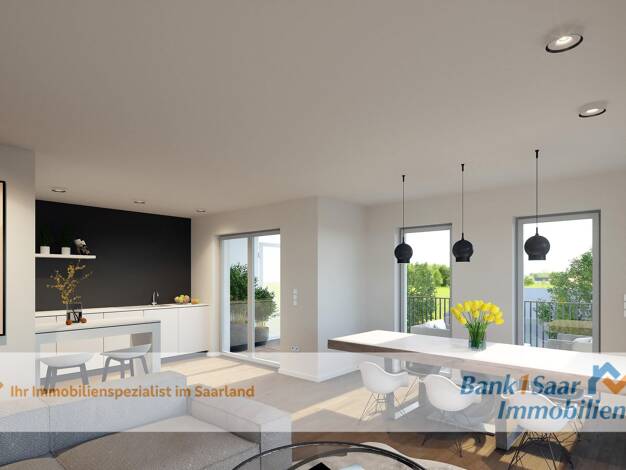 Wohnung zum Kauf - Erstbezug provisionsfrei 405.000 € 3 Zimmer 105,4 m² Homburg Homburg 66424
