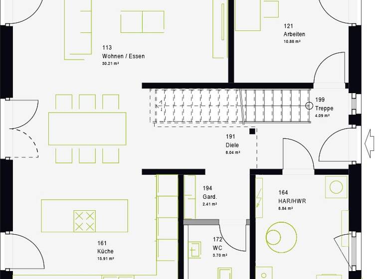 Einfamilienhaus zum Kauf provisionsfrei 437.719 € 5 Zimmer 155 m²<br/>Wohnfläche 700 m²<br/>Grundstück Kitzingen Kitzingen 97318