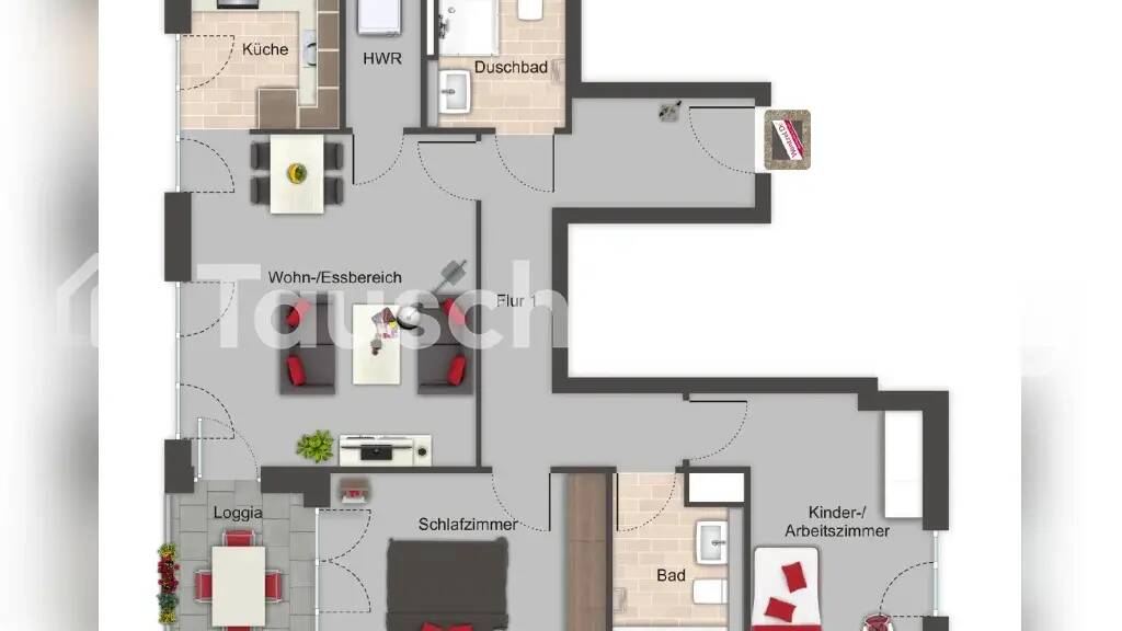 Wohnung zur Miete Tauschwohnung 1.540 € 3 Zimmer 80 m² 3. Geschoss Otterndorf Hamburg 22767