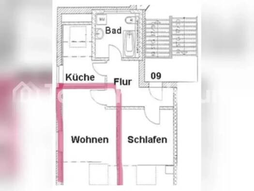 Wohnung zur Miete Tauschwohnung 375 € 1 Zimmer 48 m² 4. Geschoss Plagwitz Leipzig 04229