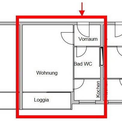 Wohnung zum Kauf 75.000 € 1 Zimmer 29,2 m²<br/>Wohnfläche 1.<br/>Geschoss Parkstr. Bad Füssing Bad Füssing 94072