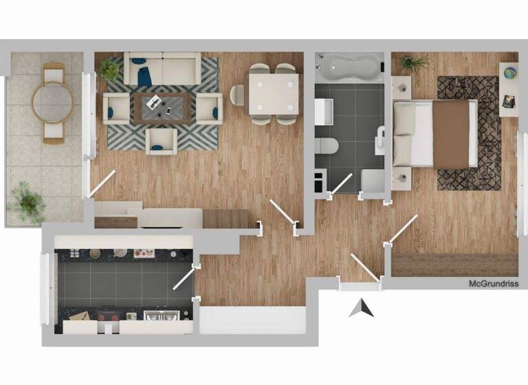Wohnung zum Kauf provisionsfrei 169.000 € 2 Zimmer 65 m² 1. Geschoss frei ab sofort Augsburger Straße 23a Leipheim 89340