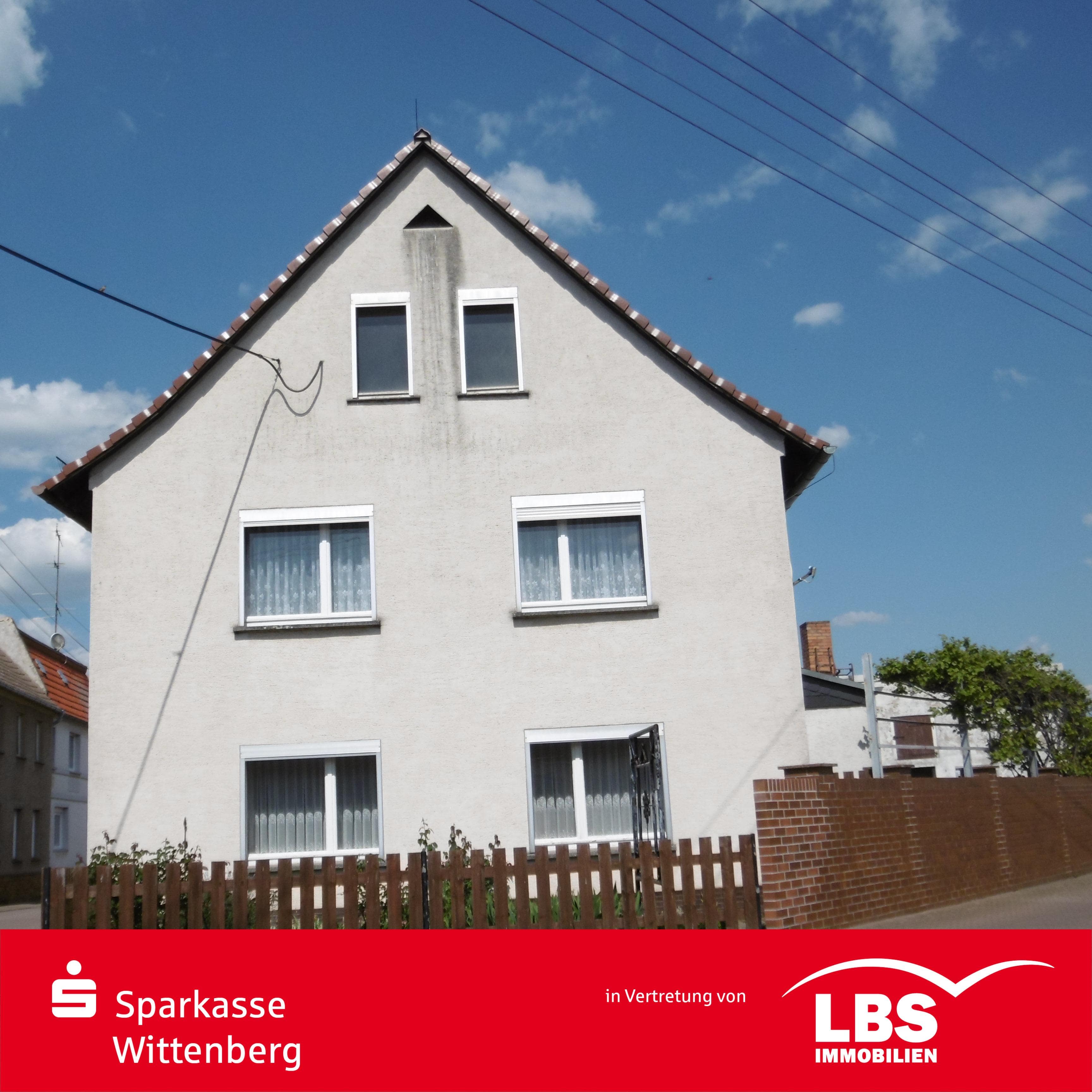 Einfamilienhaus zum Kauf 65.000 € 8 Zimmer 120 m²<br/>Wohnfläche 420 m²<br/>Grundstück ab sofort<br/>Verfügbarkeit Klöden Jessen 06917