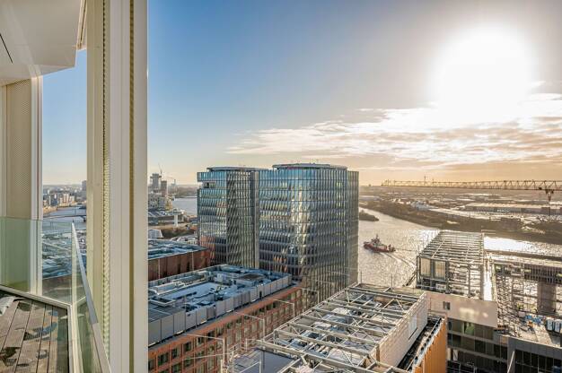 Wohnung zur Miete 1.789 € 1 Zimmer 48 m² HafenCity Hamburg 20457