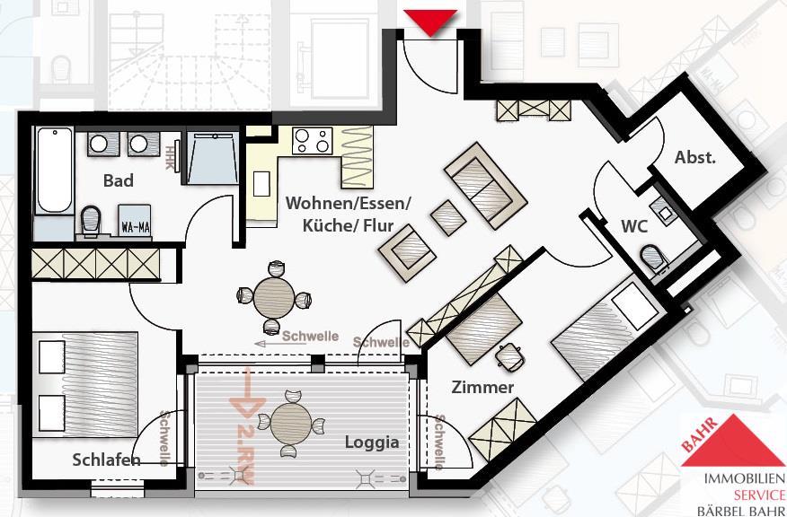 Wohnung zur Miete 1.350 € 3 Zimmer 69,1 m²<br/>Wohnfläche 01.02.2025<br/>Verfügbarkeit Sindelfingen 2 Sindelfingen 71063