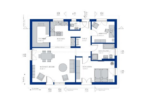 Bungalow zum Kauf 358.200 € 3 Zimmer 100 m²<br/>Wohnfläche 770 m²<br/>Grundstück Flechtingen Flechtingen 39345