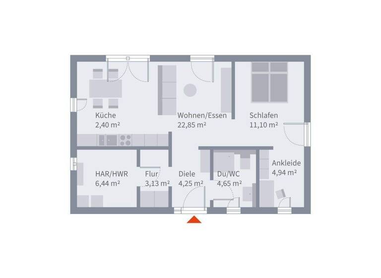 Bungalow zum Kauf 674.000 € 1 Zimmer 59,8 m² 441 m² Grundstück Puschendorf 90617