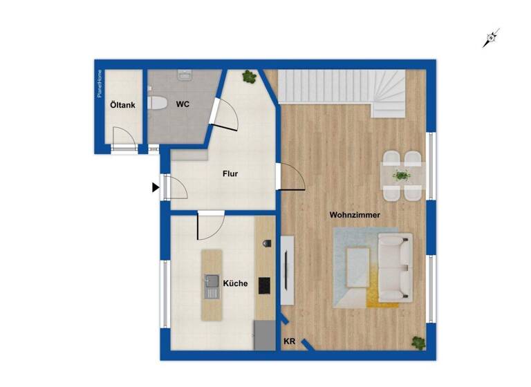 Reihenmittelhaus zum Kauf 180.000 € 4 Zimmer 120 m² 268 m² Grundstück Silberstraße Wilkau-Haßlau 08112