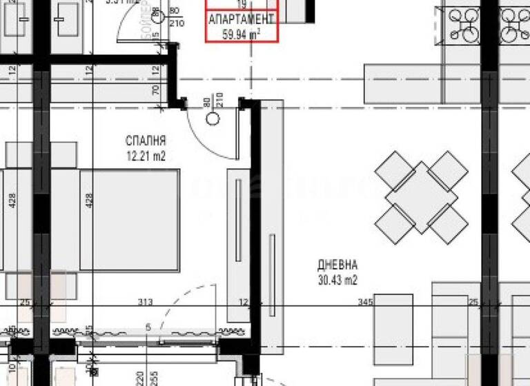 Studio zum Kauf 177.000 € 2 Zimmer 75 m² Sofia