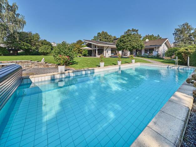 Villa zum Kauf 1.495.000 € 7 Zimmer 330 m² 3.159 m² Grundstück Pfaffing Pfaffing 83539