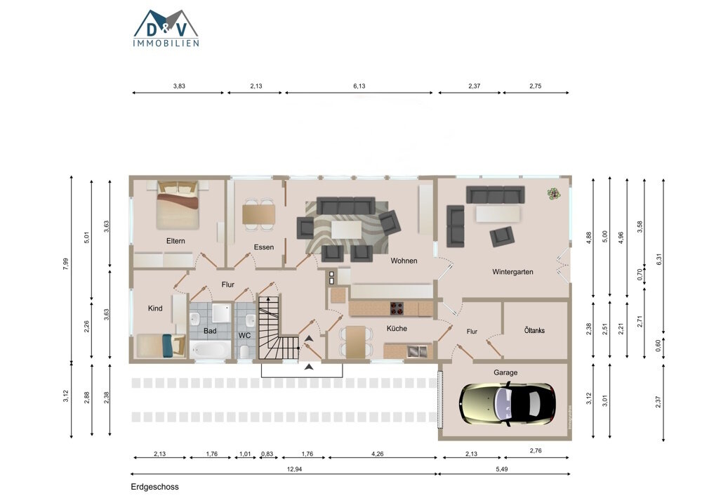 Einfamilienhaus zum Kauf 225.000 € 6 Zimmer 138 m²<br/>Wohnfläche 675 m²<br/>Grundstück Meldorf 25704