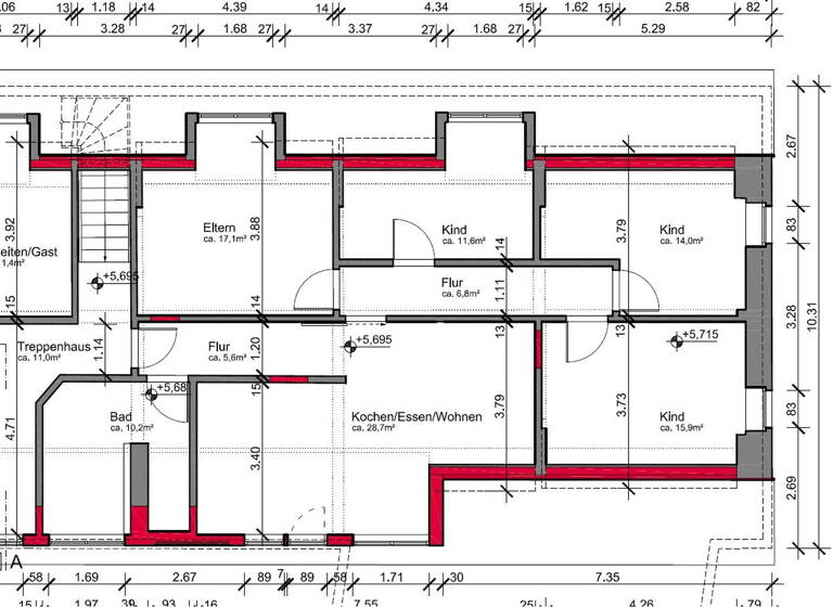 Terrassenwohnung zur Miete 900 € 4 Zimmer 110 m² 1. Geschoss frei ab 01.06.2026 Pirnaer Landstraße 14 Stolpen 01833