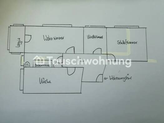 Wohnung zur Miete Tauschwohnung 472 € 2,5 Zimmer 74 m² 4. Geschoss Britz Neukölln 12059