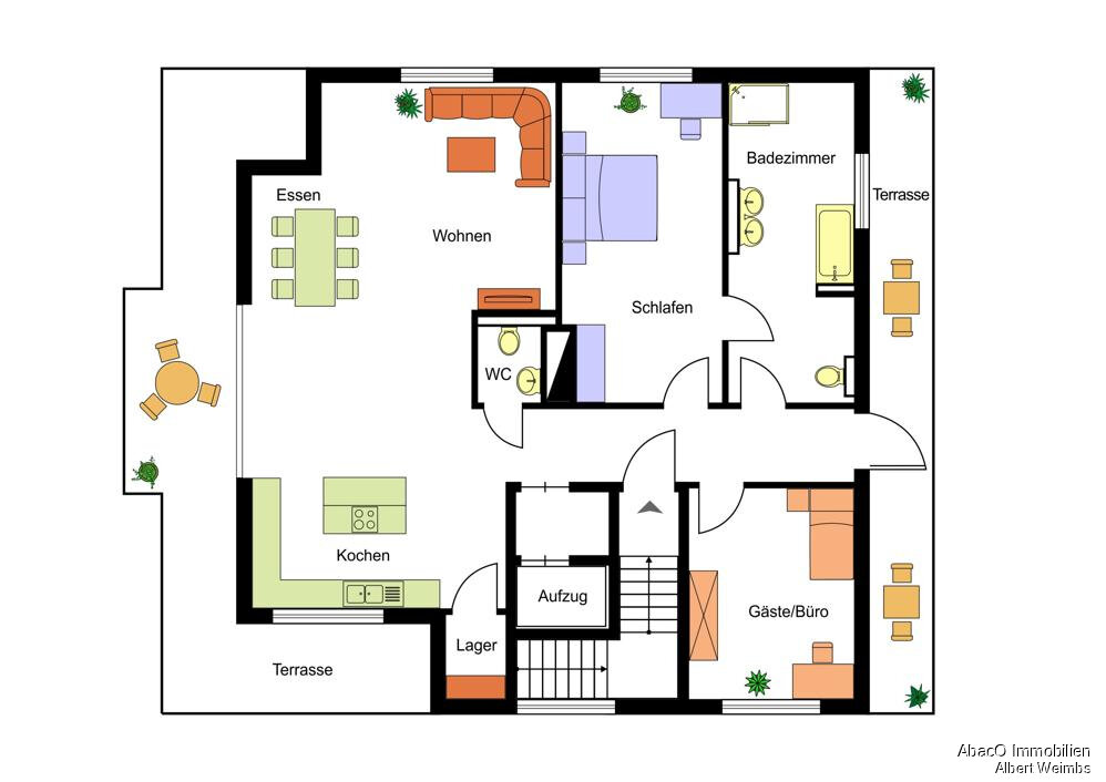 Penthouse zur Miete 1.430 € 3 Zimmer 130 m²<br/>Wohnfläche 01.04.2025<br/>Verfügbarkeit Graf-Wilhelm-Str. 1 Nideggen Nideggen 52385