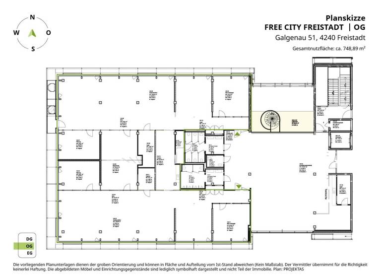 Bürogebäude zur Miete 375 m² Bürofläche Galgenau 51 Freistadt 4240