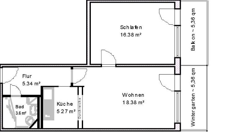 Wohnung zur Miete 490 € 2 Zimmer 54,4 m²<br/>Wohnfläche 3.<br/>Geschoss 01.03.2025<br/>Verfügbarkeit Zollstraße 1 Werder Magdeburg 39114