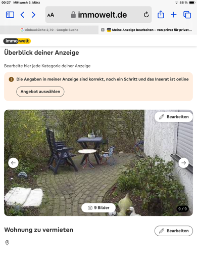 Wohnung zur Miete 450 € 2 Zimmer 58 m² Geschoss EG/1 frei ab sofort Oberbrügge Halver 58553