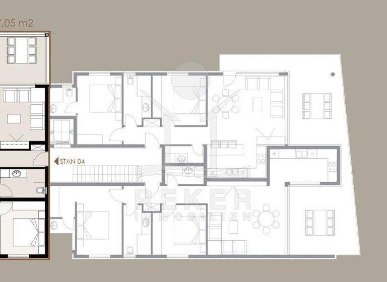 Wohnung zum Kauf - Erstbezug 396.000 € 4 Zimmer 106,2 m² 1. Geschoss Privlaka 23233