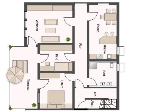 Terrassenwohnung zum Kauf - Erstbezug provisionsfrei 549.000 € 3 Zimmer 96 m² frei ab 01.01.2026 Weissach 71287