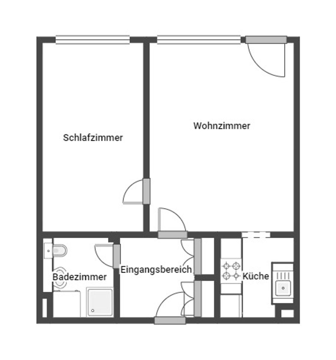 Wohnung zum Kauf provisionsfrei 200.000 € 2 Zimmer 51,4 m²<br/>Wohnfläche 1.<br/>Geschoss Halstenbek 25469