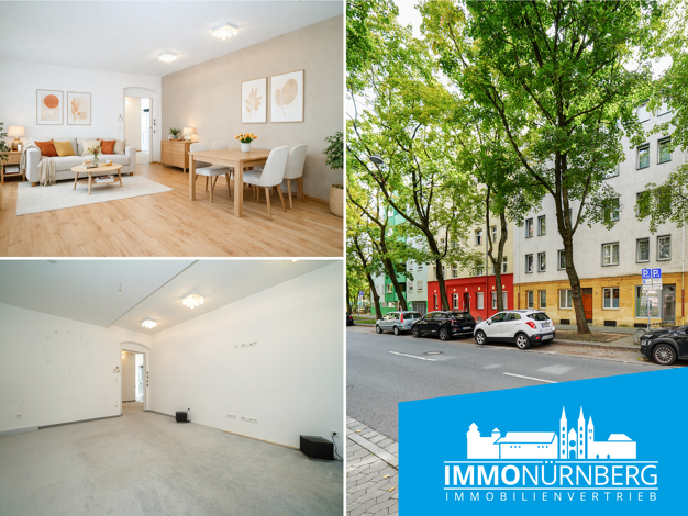 Wohnung zum Kauf 249.000 € 2,5 Zimmer 68,5 m² 3. Geschoss frei ab sofort St Peter Nürnberg 90478