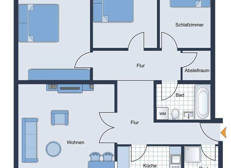 Wohnung zum Kauf 900.000 € 4 Zimmer 109 m² 4. Geschoss Sendling München 81371