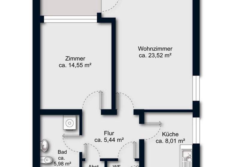 Wohnung zum Kauf 125.000 € 2 Zimmer 64 m² St. Magnus Bremen / St. Magnus 28759