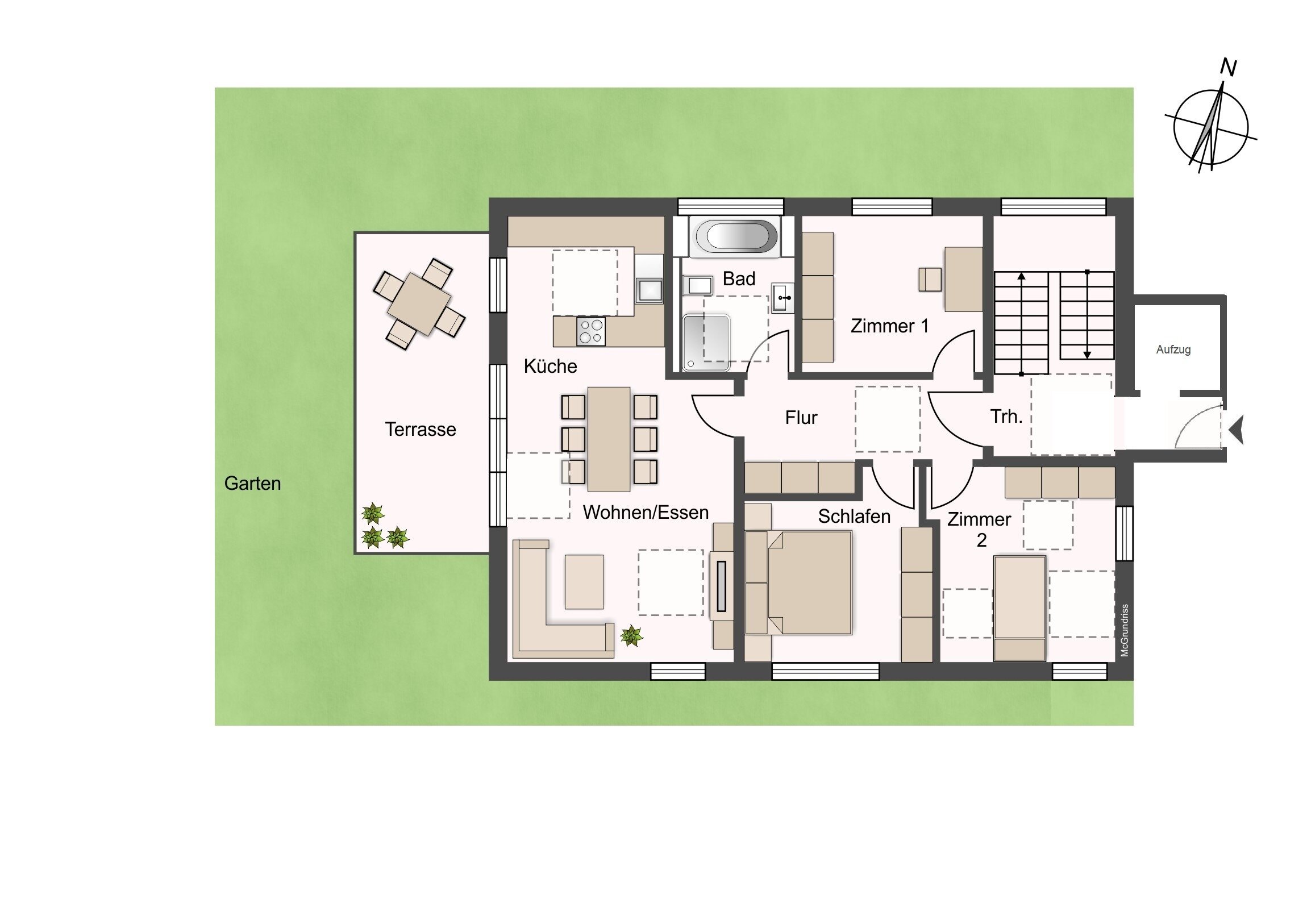 Wohnung zum Kauf provisionsfrei 429.900 € 4 Zimmer 86,4 m²<br/>Wohnfläche 1.<br/>Geschoss Schwabmünchen Schwabmünchen 86830