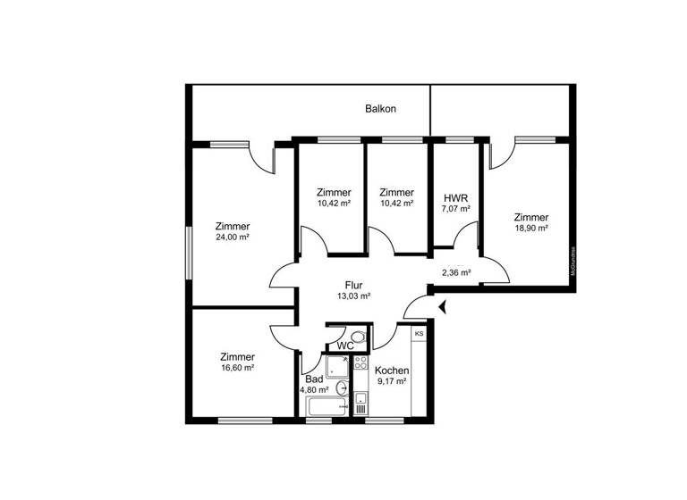 Wohnung zum Kauf 398.000 € 5,5 Zimmer 124 m² Emmendingen 79312