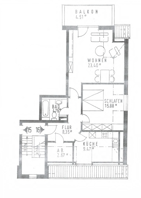 Wohnung zum Kauf 265.000 € 2 Zimmer 68 m²<br/>Wohnfläche ab sofort<br/>Verfügbarkeit Reppenstedt Reppenstedt 21391