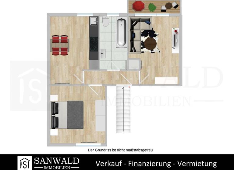 Wohnung zur Miete 460 € 2,5 Zimmer 65 m² 1. Geschoss Hertastraße 37 Bulmke-Hüllen Gelsenkirchen 45888