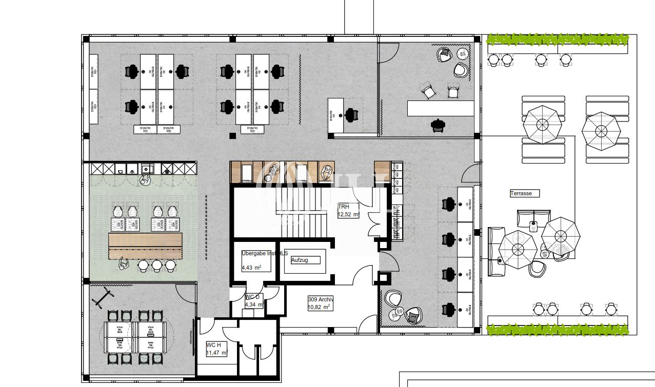 Bürofläche zur Miete provisionsfrei 18,50 € 2.518 m²<br/>Bürofläche ab 299,2 m²<br/>Teilbarkeit Heilbronner Straße Stuttgart 70191