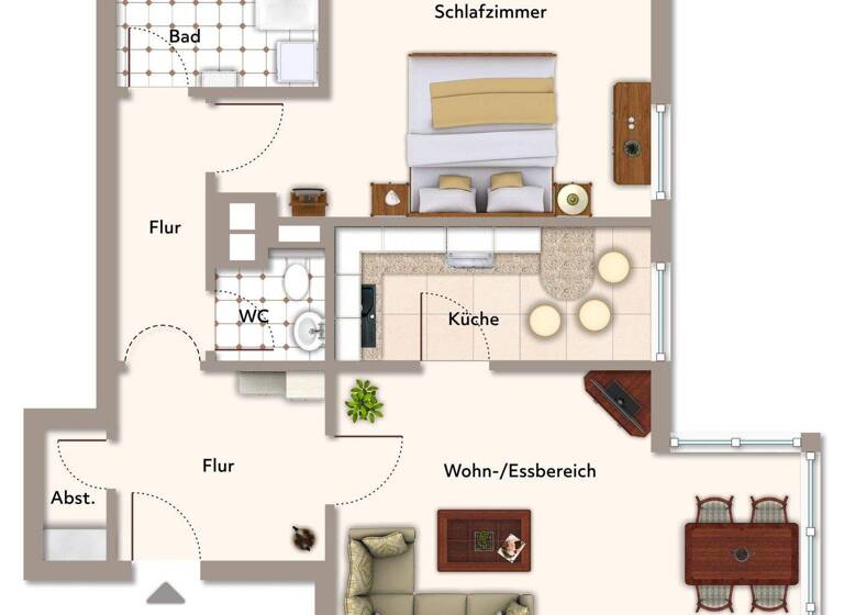 Wohnung zum Kauf 210.000 € 2 Zimmer 69,8 m² Peiting 86971