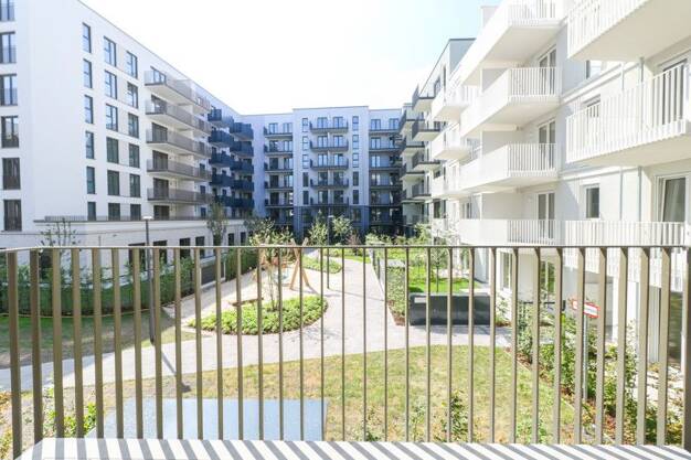 Wohnung zur Miete - Erstbezug 1.195 € 2 Zimmer 61,5 m² 1. Geschoss frei ab 01.08.2025 Karoline-Veith-Straße 37 Bockenheim Frankfurt-Bockenheim 60486