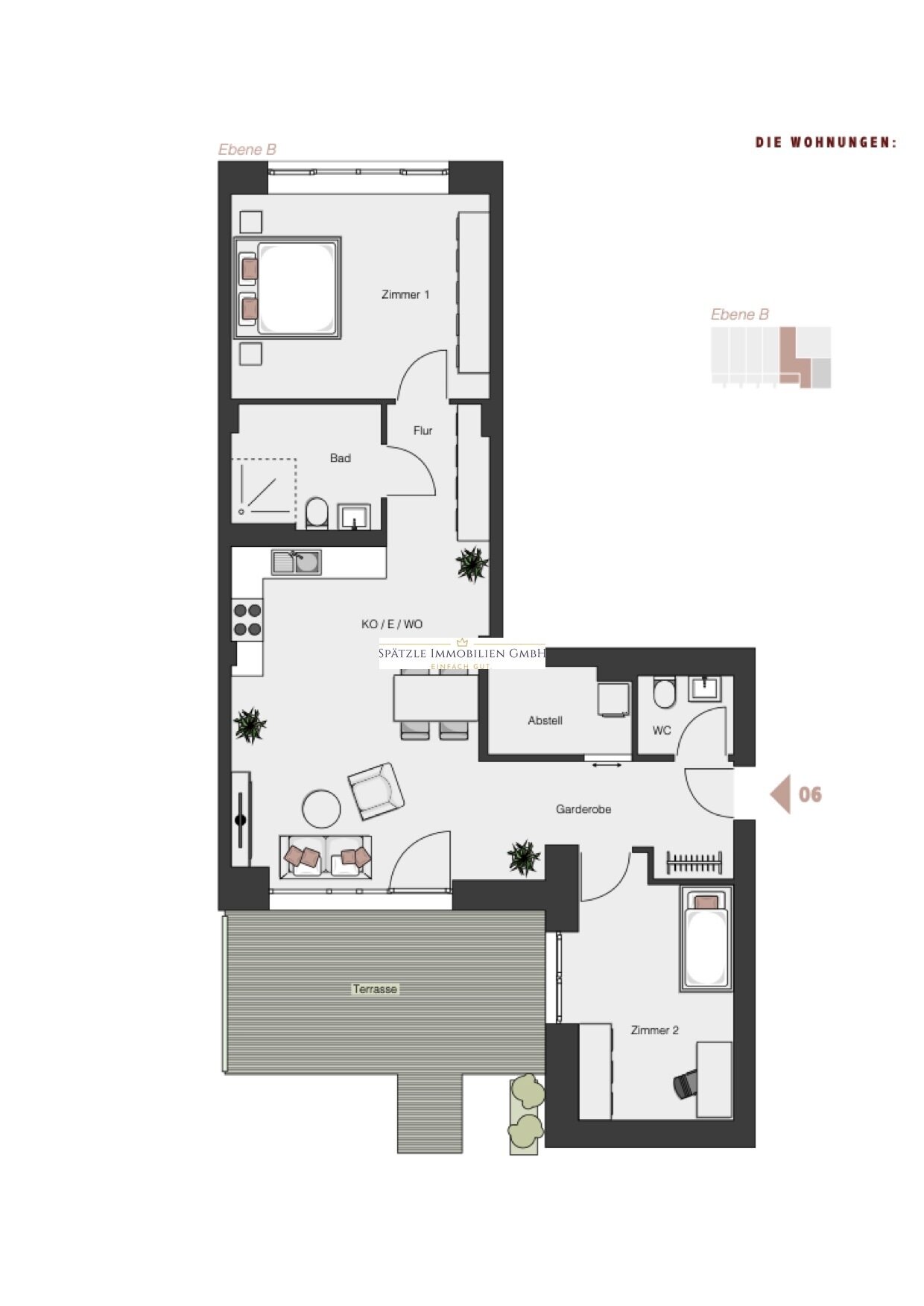 Terrassenwohnung zur Miete 1.287 € 3 Zimmer 99 m²<br/>Wohnfläche 2.<br/>Geschoss 01.12.2024<br/>Verfügbarkeit Maulbronn Maulbronn 75433