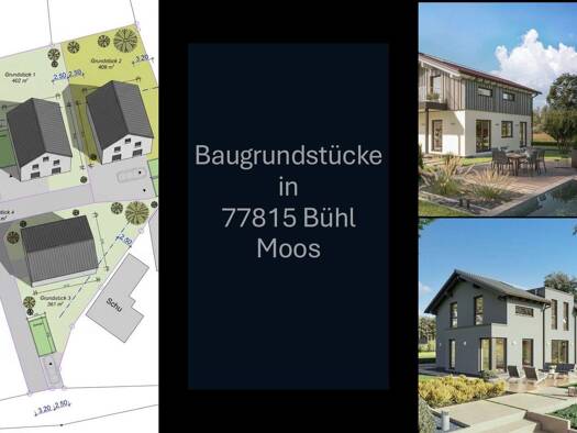 Grundstück zum Kauf 147.421 € 452 m² Grundstück Moos Bühl 77815