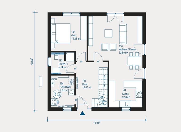 Einfamilienhaus zum Kauf 521.989 € 5 Zimmer 165 m² 450 m² Grundstück Altenbochum Bochum 44791