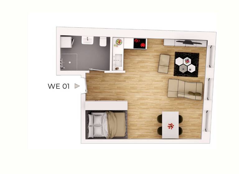 Mehrfamilienhaus zur Miete 900 € 1 Zimmer 35 m² Ansbach 91522