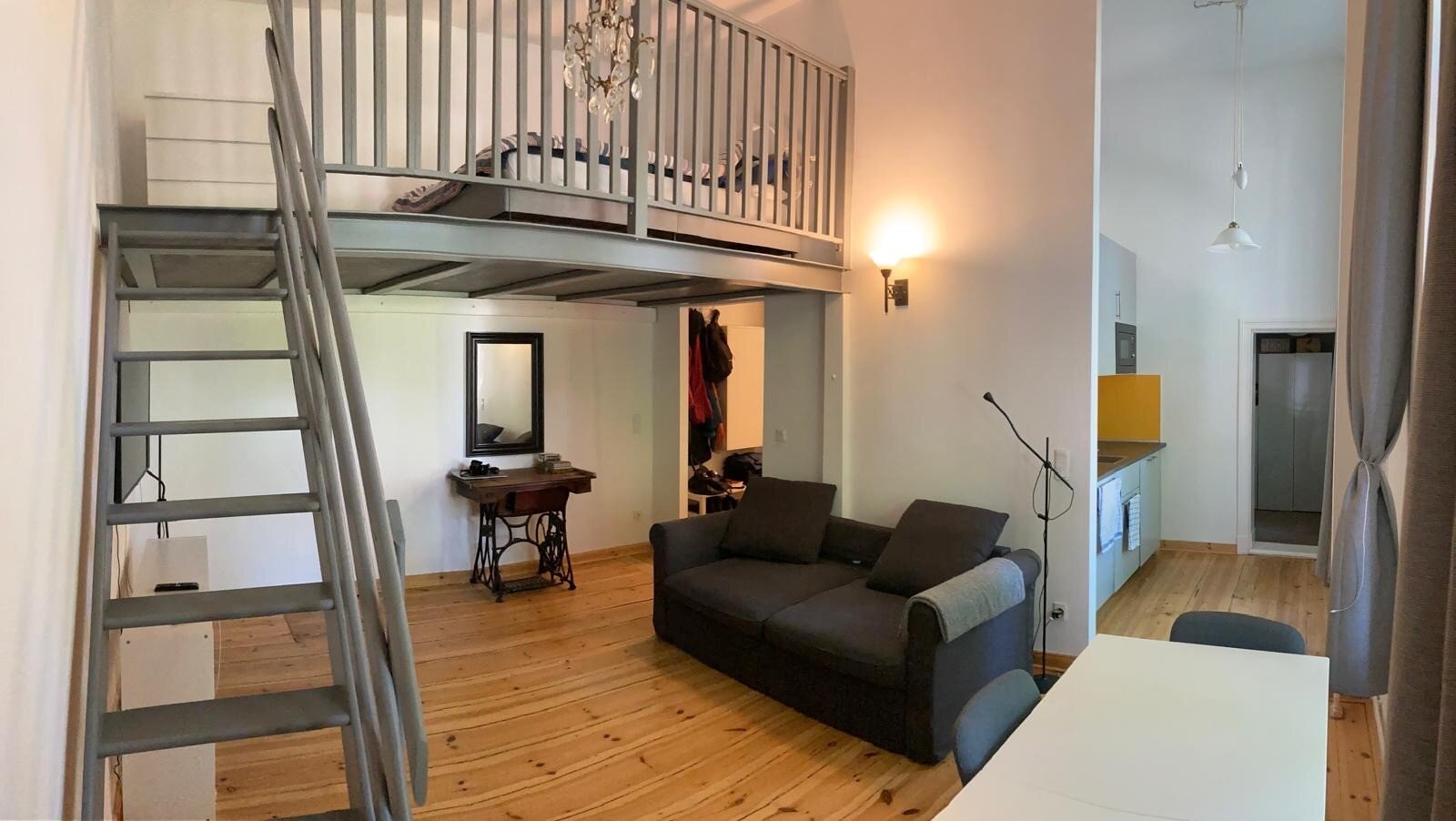 Wohnung zur Miete Wohnen auf Zeit 1.150 € 1 Zimmer 40,1 m²<br/>Wohnfläche ab sofort<br/>Verfügbarkeit Kreuzberg Berlin 10961