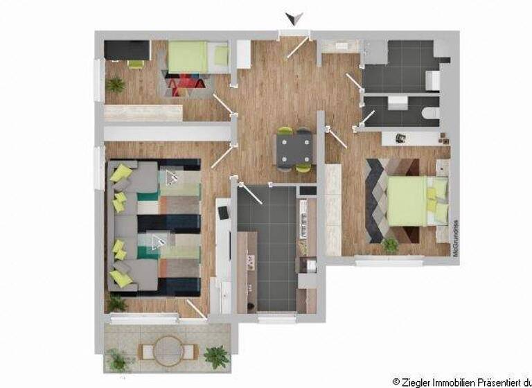 Wohnung zum Kauf 250.000 € 3 Zimmer 82 m² 4. Geschoss Edingen Edingen-Neckarhausen 68535