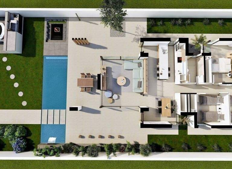 Villa zum Kauf provisionsfrei 660.000 € 4 Zimmer 135 m² 500 m² Grundstück Calle Felix Rodrigues de la Fuente 64-3 San Fulgencio 03177