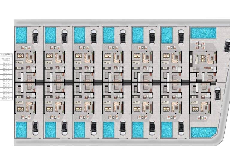 Doppelhaushälfte zum Kauf 499 € 4 Zimmer 153 m² 228 m² Grundstück San Pedro del Pinatar 30740