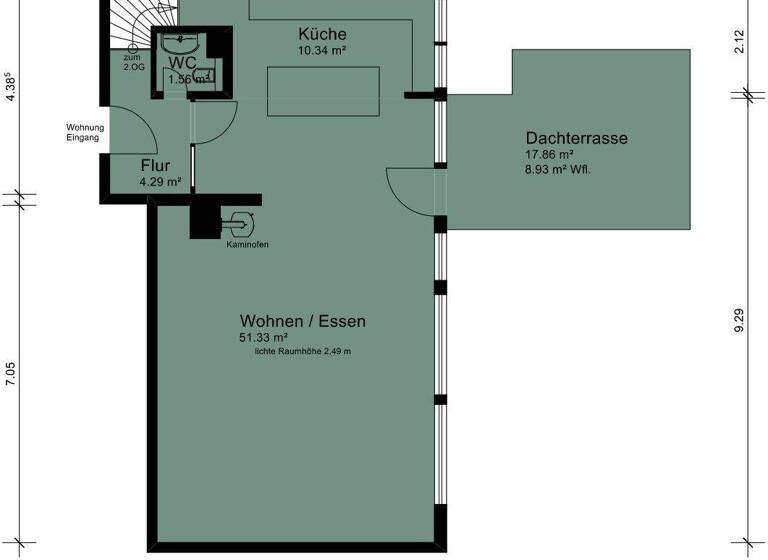 Maisonette zum Kauf 329.000 € 3 Zimmer 130,3 m² Radio Bremen Bremen 28329