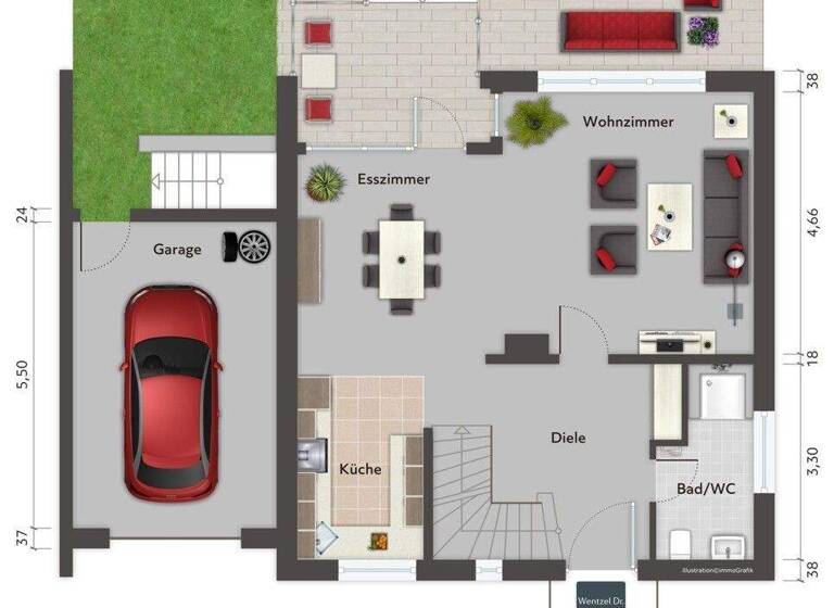 Einfamilienhaus zum Kauf 849.000 € 4 Zimmer 132 m² 475 m² Grundstück Horn Hamburg 22119