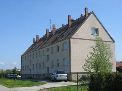Wohnung zur Miete 334 € 3 Zimmer 60,8 m² 1. Geschoss frei ab sofort Globiger Gartenstraße 30 Globig Kemberg 06901