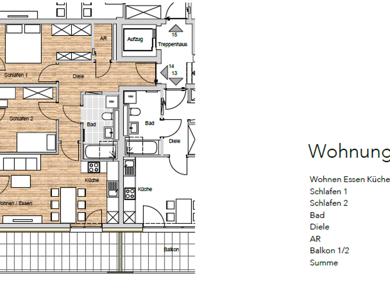 Wohnung zum Kauf - Erstbezug provisionsfrei 478.000 € 3 Zimmer 83 m² 2. Geschoss Richard-Strauß-Straße 8 Freilassing 83395